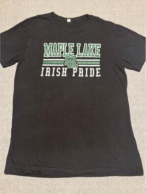 Maple Lake Irish Pride black t-shirt - S - 0387